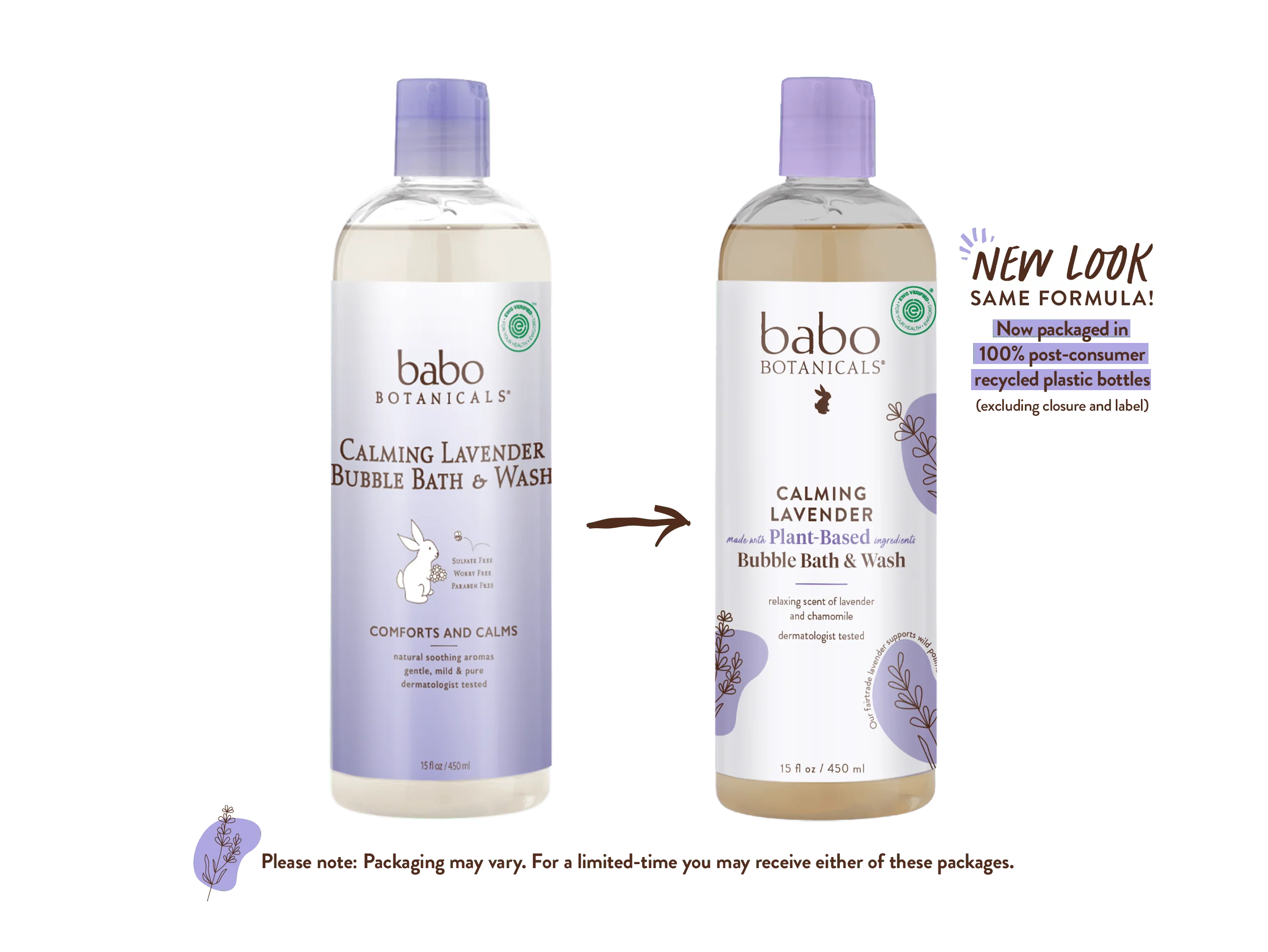 Calming Lavender Bubble Bath & Wash - Image 3