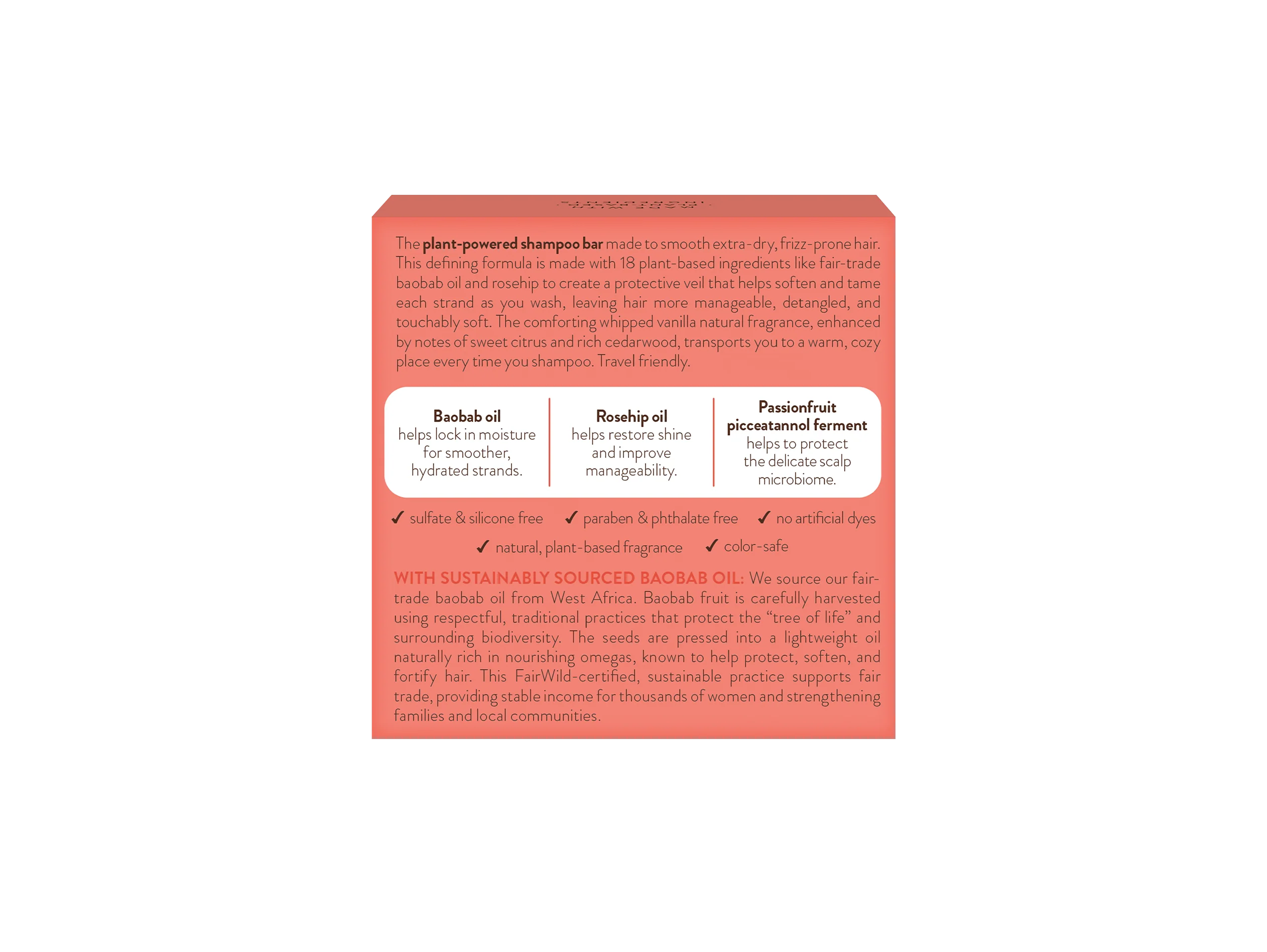 Defining Baobab & Rosehip Shampoo Bar - Image 7