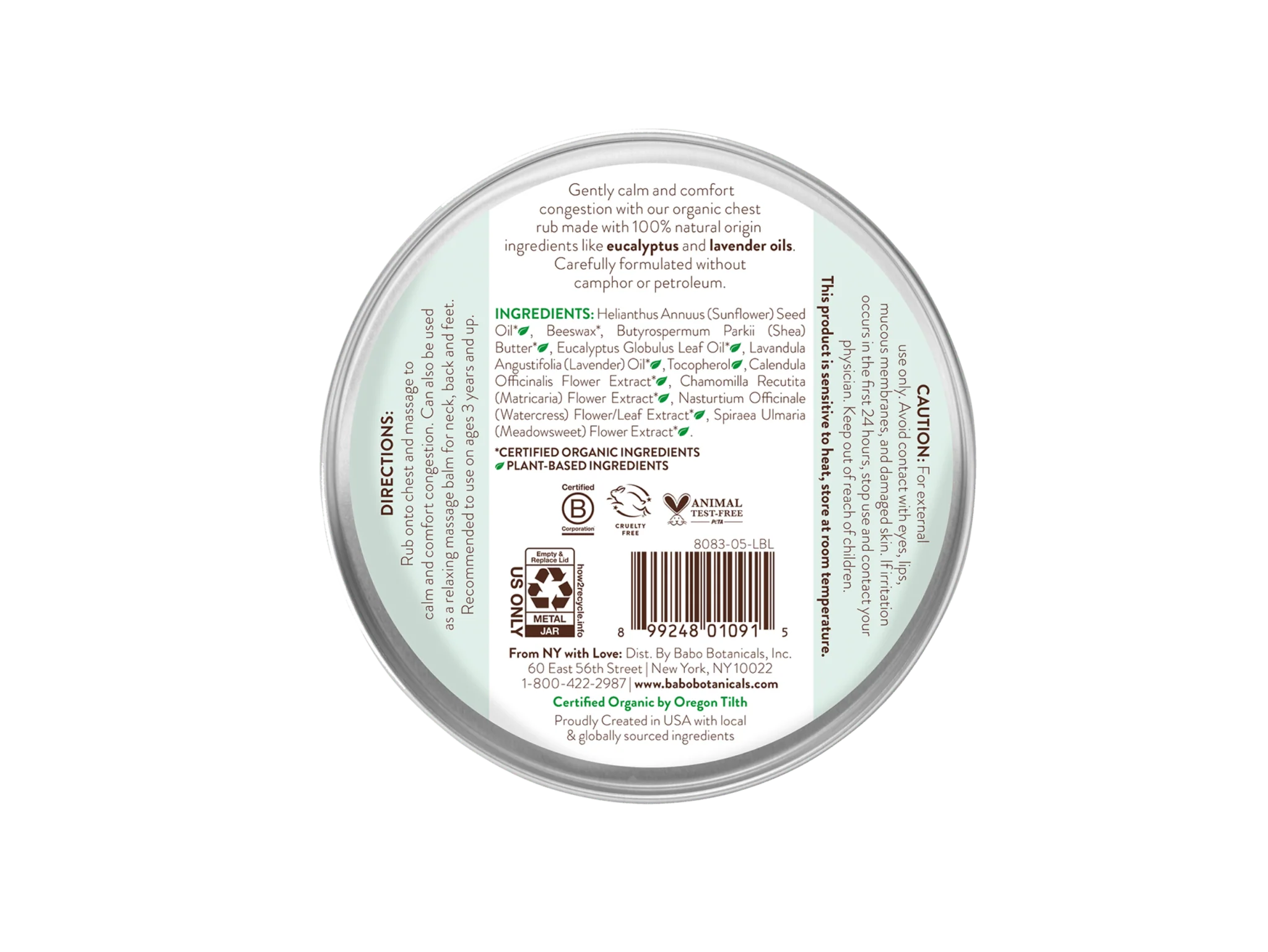 Eucalyptus Body Care Set  (Bubble Bath + Chest Rub) - Image 3