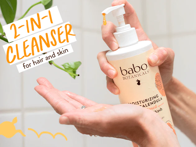 Moisturizing Oat & Calendula Shampoo & Wash Duo - Image 9