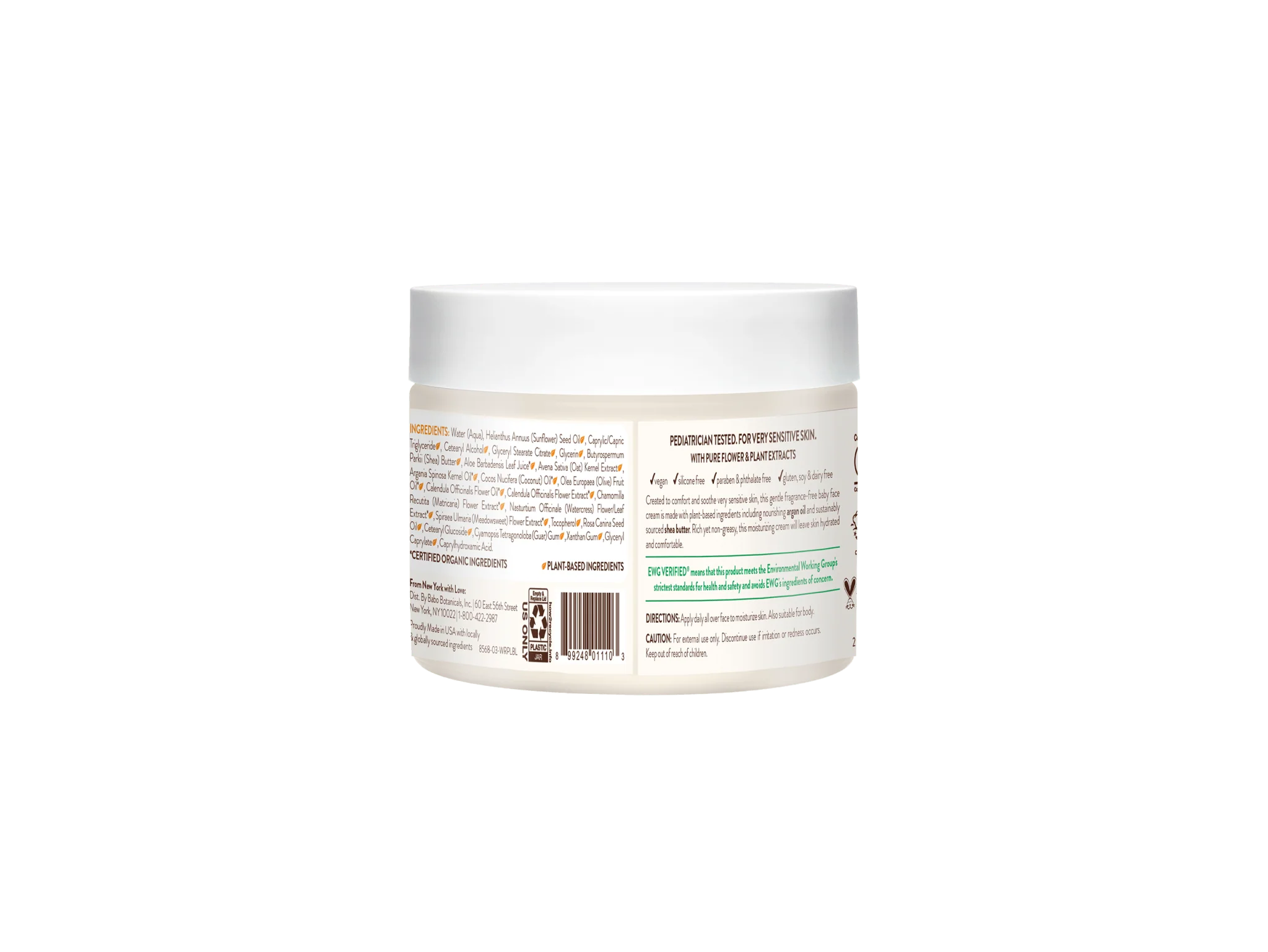 Sensitive Baby Face & Body Hydration Set (Lotion+Cream) - Image 4