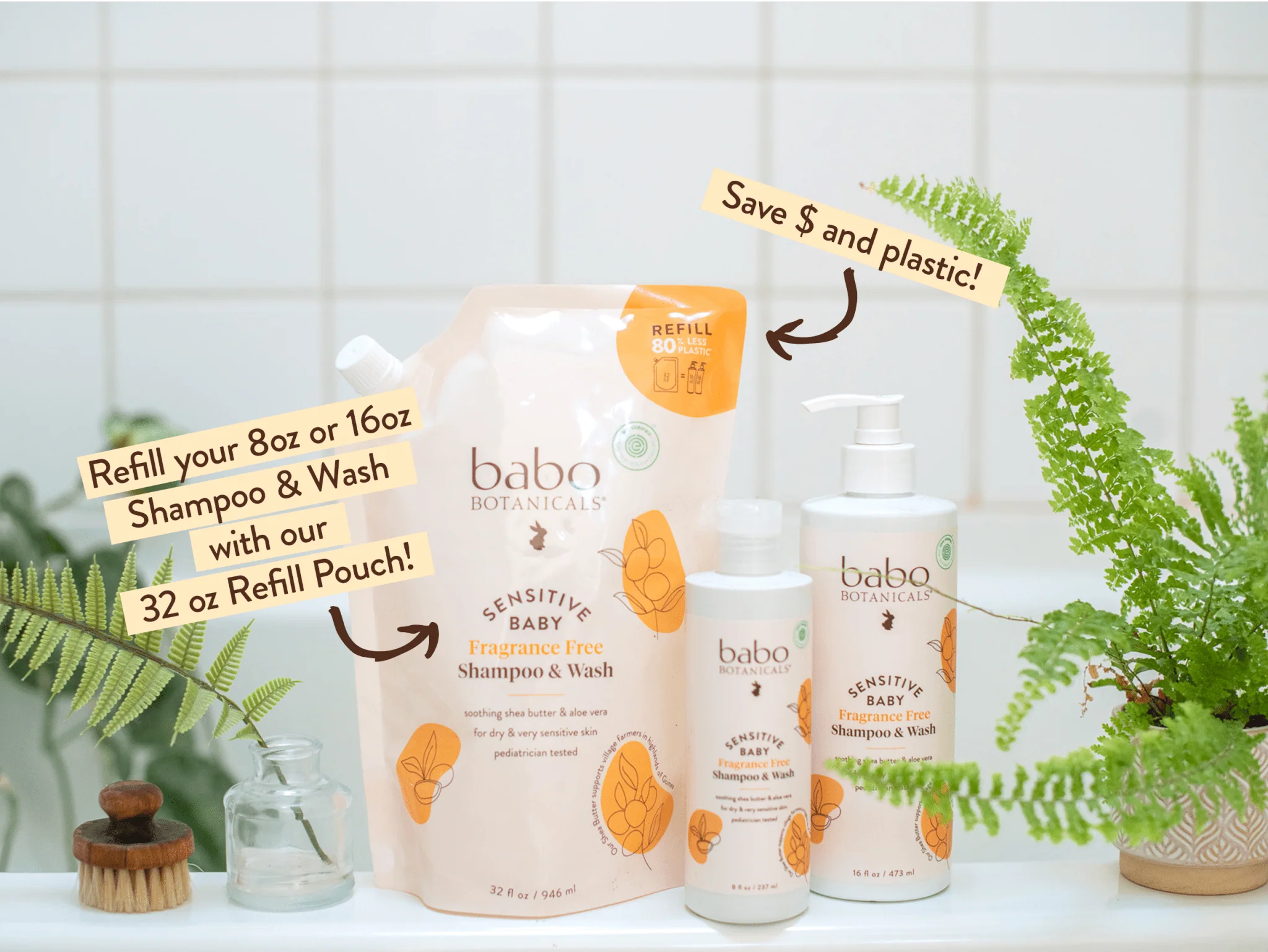 Sensitive Baby Shampoo & Body Wash - 16oz - Image 4