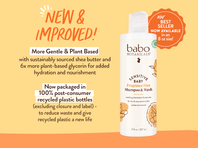 Sensitive Baby Shampoo & Wash - 8oz - Image 3