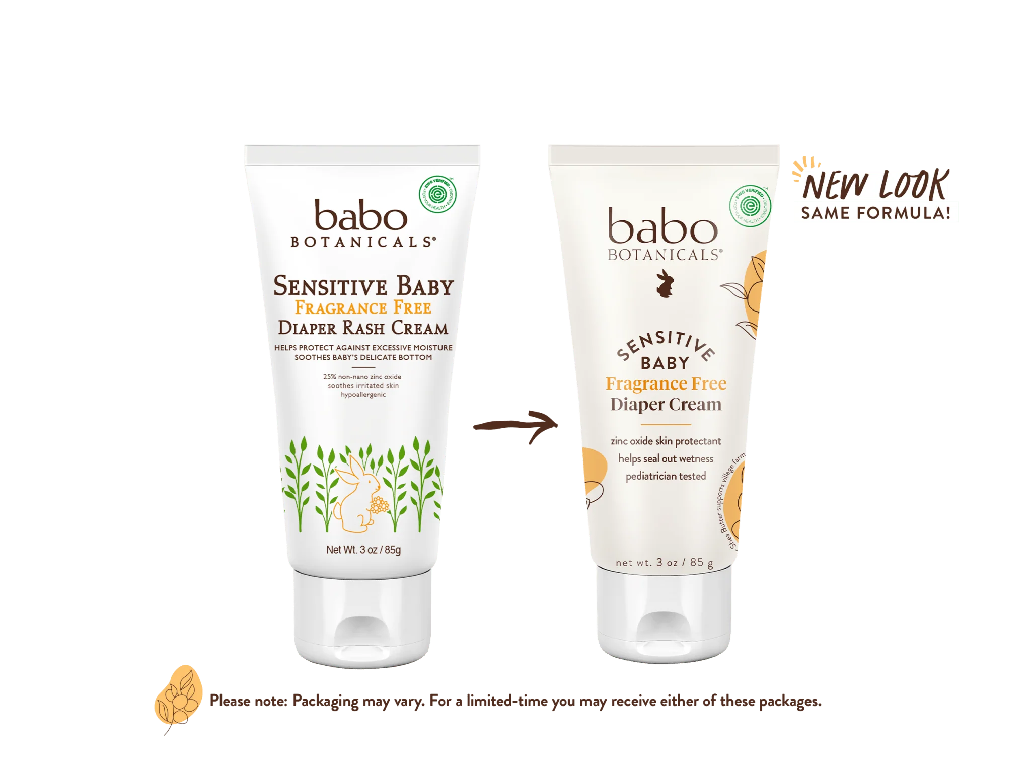 Sensitive Baby Zinc Diaper Rash Cream 3oz Duo - Image 3