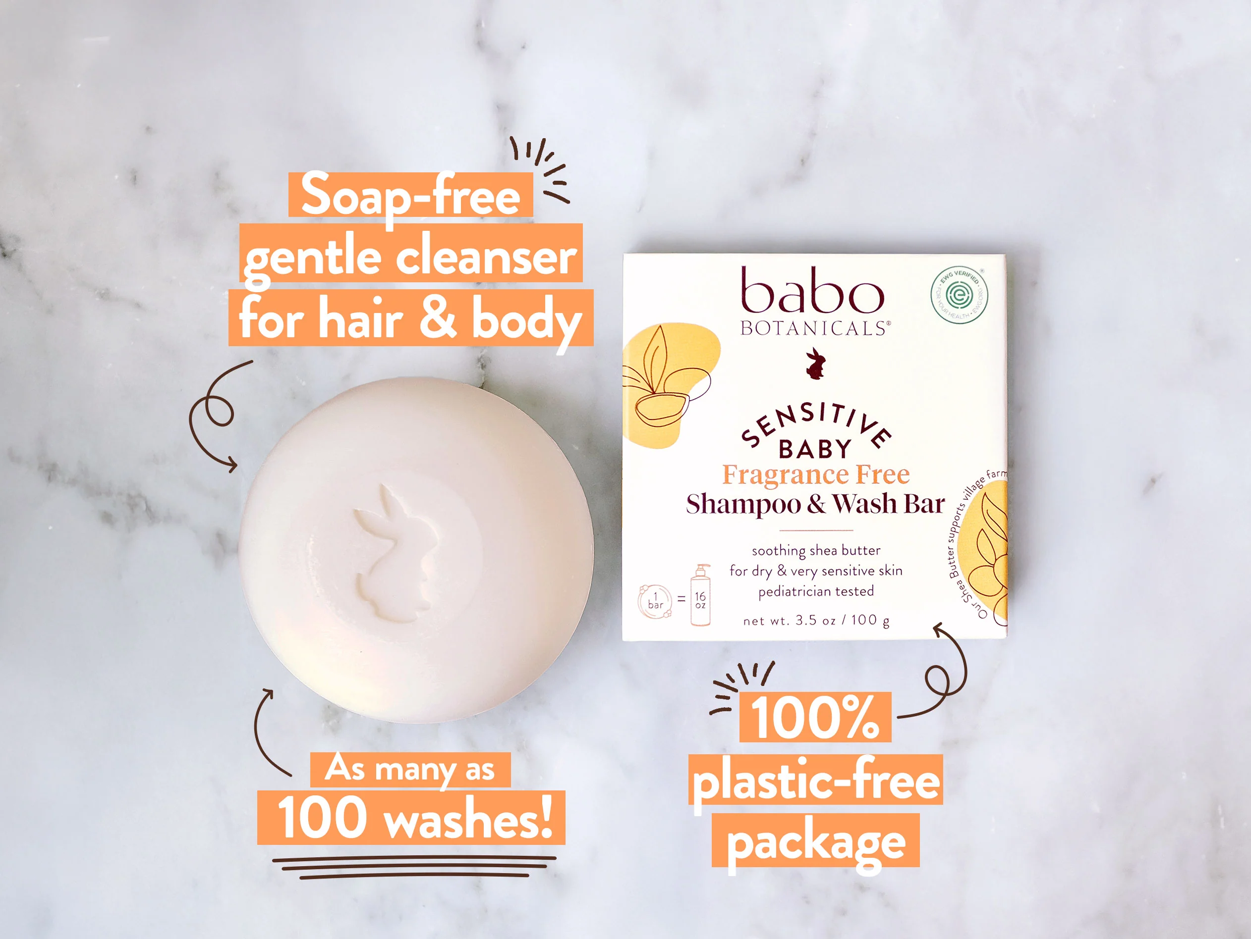 Sensitive Baby Shampoo & Wash Bar - Image 5