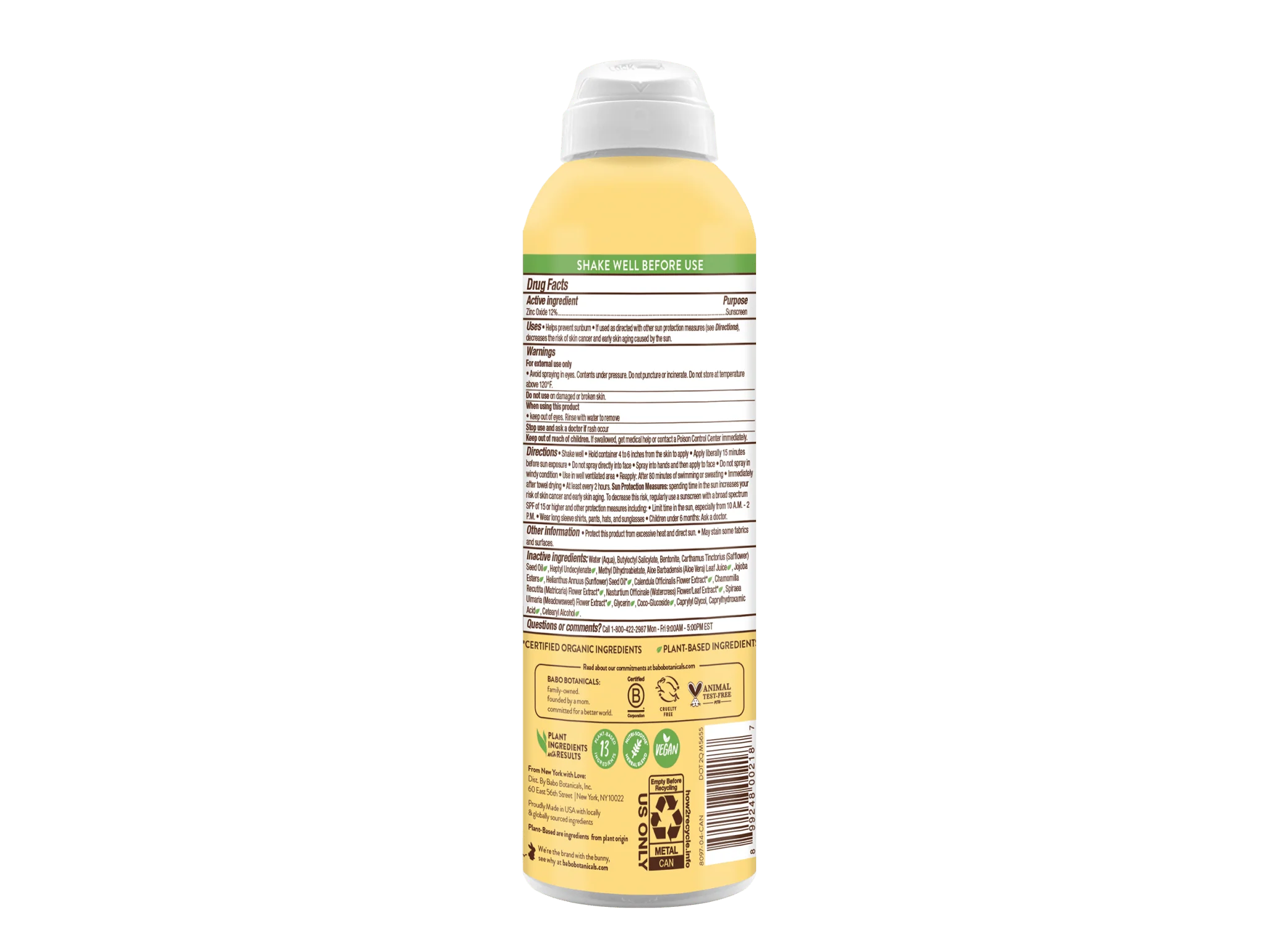 Sheer Zinc Mineral Sunscreen Spray SPF30 - Image 3