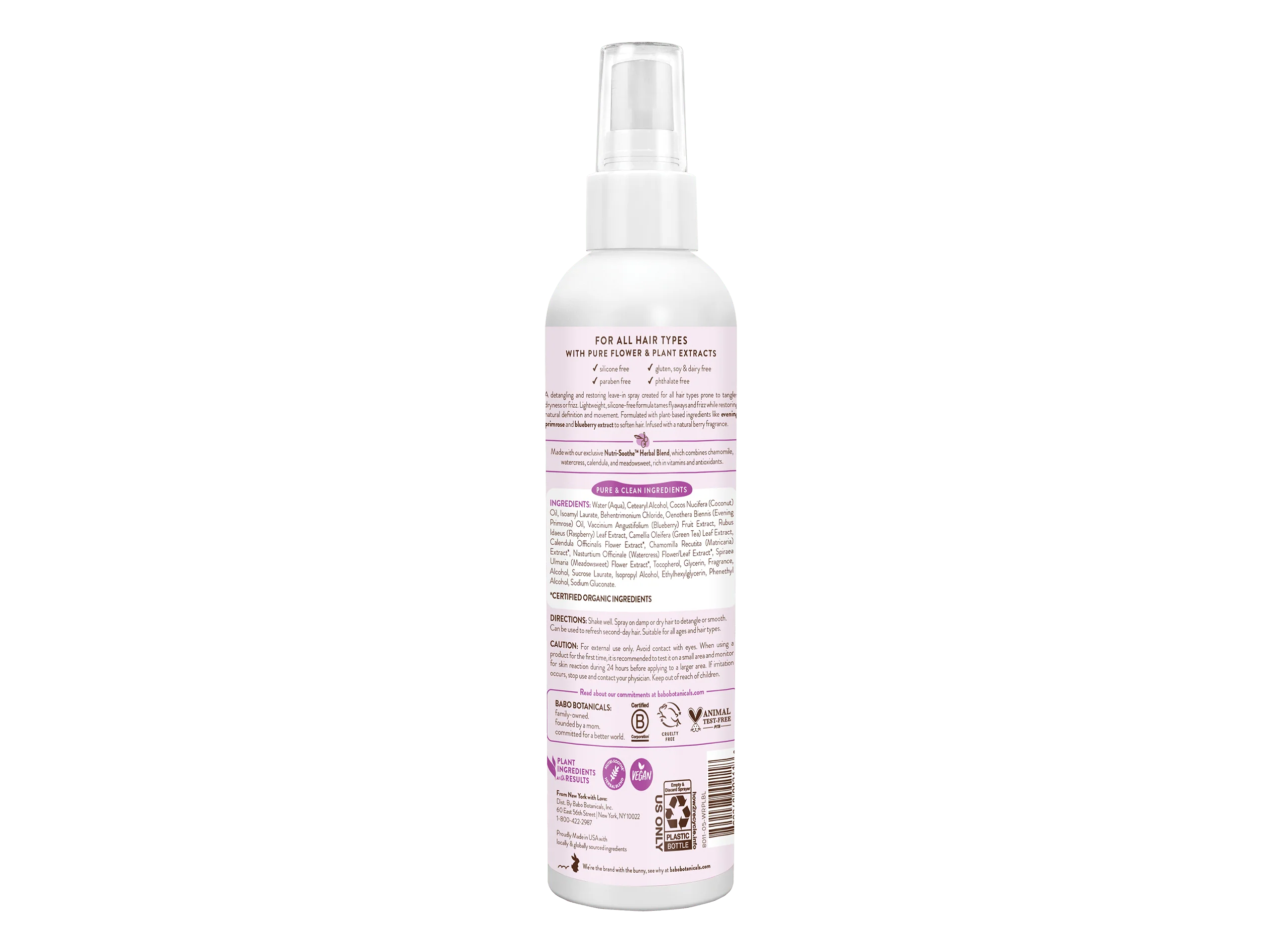 Smoothing Berry & Primrose Conditioning Spray - Image 3