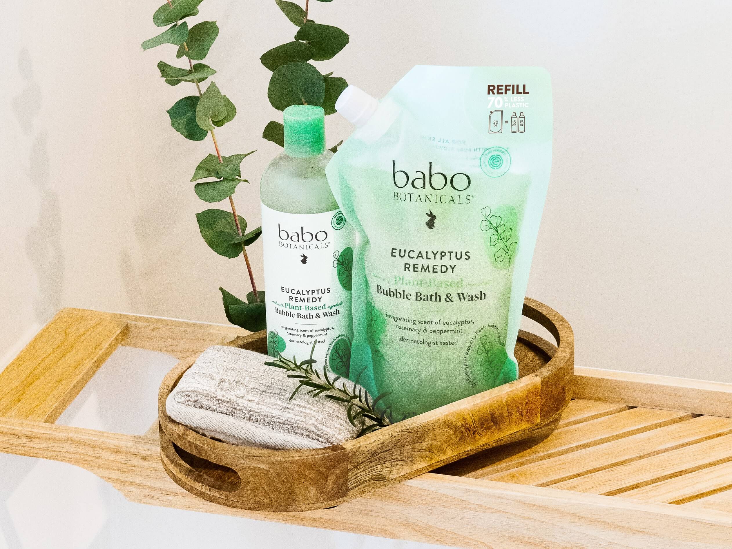 Eucalyptus Remedy Bubble Bath & Wash Refill - Image 7