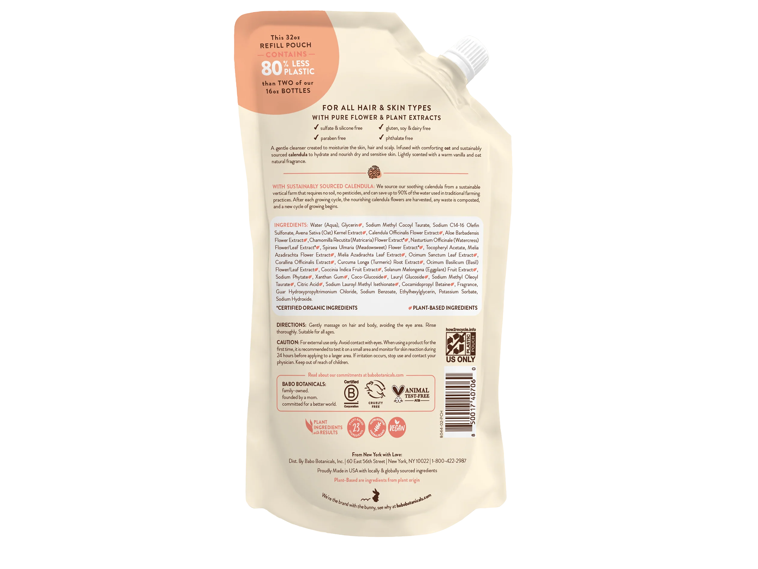Moisturizing Oat Shampoo & Refill Set - Image 4