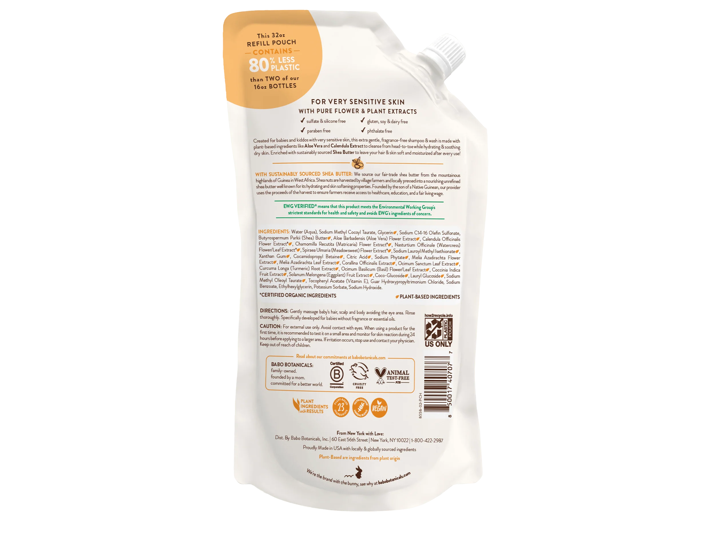 Sensitive Baby Shampoo & Refill Set - Image 3